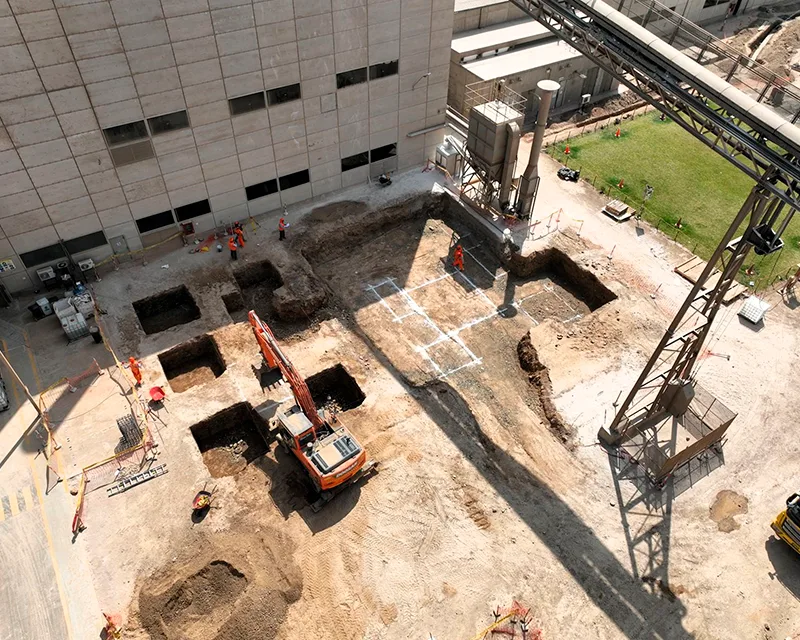Relleno y conformación de terreno para obras civiles