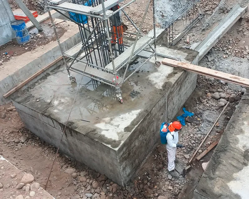 Construcción de cimentaciones para proyectos de edificación